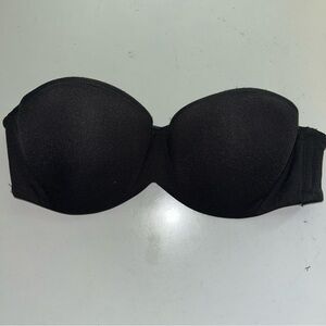 Wonderbra‎ Black Bandeau Intimates with Underwire Support size 34A